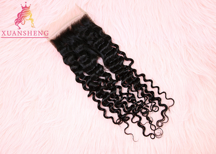 Deep Wave Hair 5*5 Transparents Lace Closure