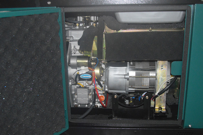 6KVA Diesel Generators With Four Wheels Portable Silent Type Or Open Type Generator Air Cooled