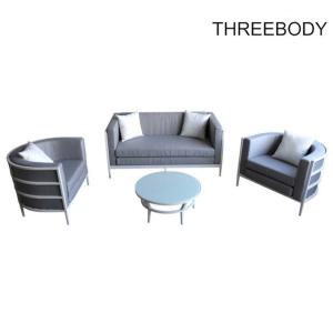 Quality Leisure Outdoor Aluminum Garden Furniture Sofa , Hotel Garden Table And Chairs Set wholesale