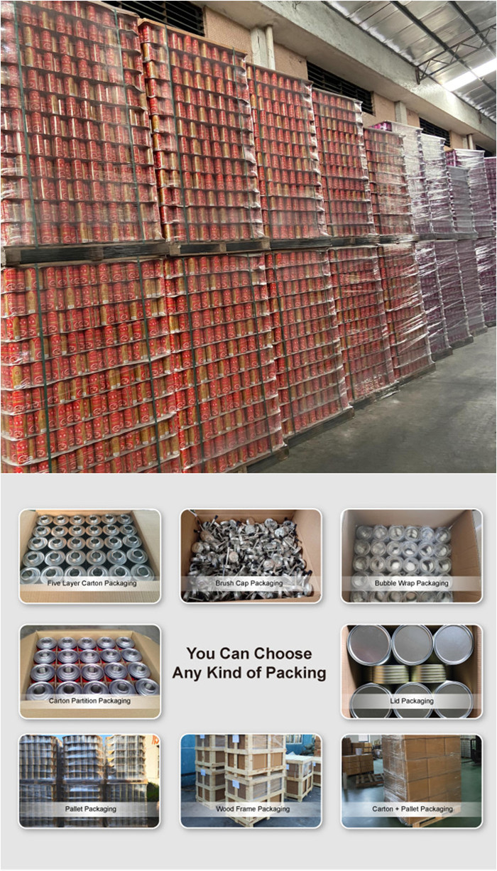 Customized Metal Cans Empty Round Food Tins Cans With Lids For Food Beverage