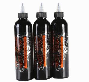 Quality 8oz Deep Black Tattoo Ink , Natural Tattoo Ink Imported Coloring wholesale
