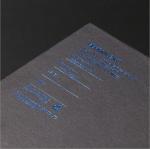 Customized black matte hot foil logo packaging boxes base and lid box wholesale