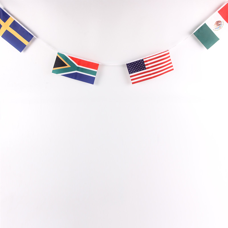 Waterproof Bunting Flags Outdoor For World Cup Celebration