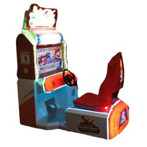 Quality Mario Karting Kids Arcade Car Racing Machine With 32'' Monitor wholesale