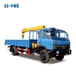 5 Ton Dump Truck With Crane Construction Mobile Hydraulic Boom Crane