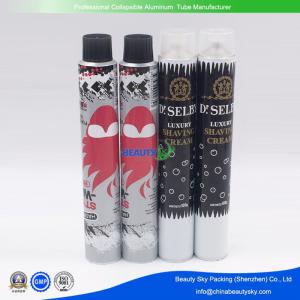 Quality Colorful Packaging Container Empty Aluminium Tubes for Hair Color cream with plastic cover wholesale