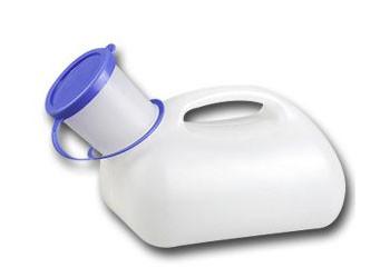 Portable male urinal with lid, Men's urinal,male urine bottle,disposable medical