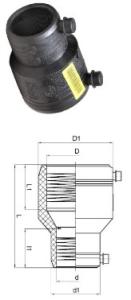 Quality DN200-DN315 PE Electrofusion Reducer SDR11 wholesale