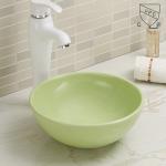Painted Matt Color New Vanity Bathroom Top Mount Basin Laboratory Round Ceramic