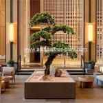 Craft Mini Pine Small Fake Evergreen Trees For Hotel Hall Environmental
