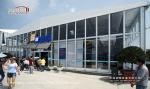 Fire Retardant Outdoor Exhibition Tents , Cinema Movie Tent Structure With Glass