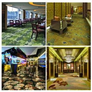 Quality Oriental Hotel Carpet Flooring , Recycled PVC Flooring Woven Technics wholesale