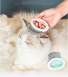 Hang Hook Pet Hair Removal Massaging Shell Comb For Cats