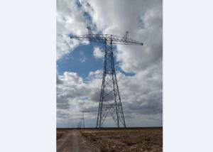 Quality Two Circuits Electric Transmission Tower High Rise Structure S355JR wholesale