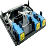 Convenient SC Connector Type Plastic Fiber Optic Splitter Faceplate for Indoor