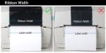 Wax Resin Black Thermal Transfer Ink Ribbon 110*300 for Label Printer