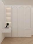Customized Wooden High End Functional Matte Lacquer MDF Plywood Design Wardrobe