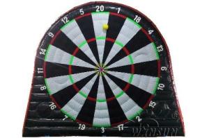 Quality Two Sides Inflatable Sports Games / Soccer Dart Board For Large Playground wholesale