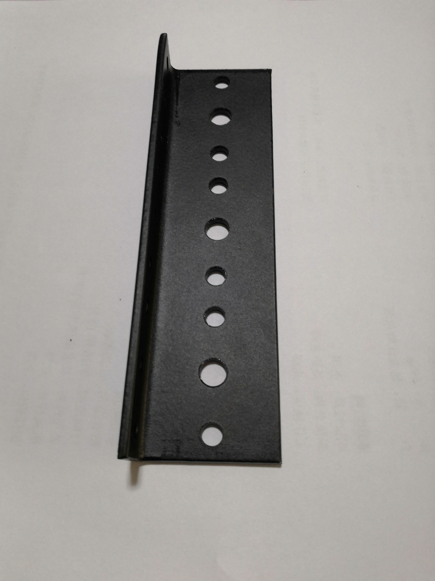 ISO9001 Rohs CE 16949 2U Heavy Duty Steel Vertical Rack Rail Pair DIY Kit With Hardware
