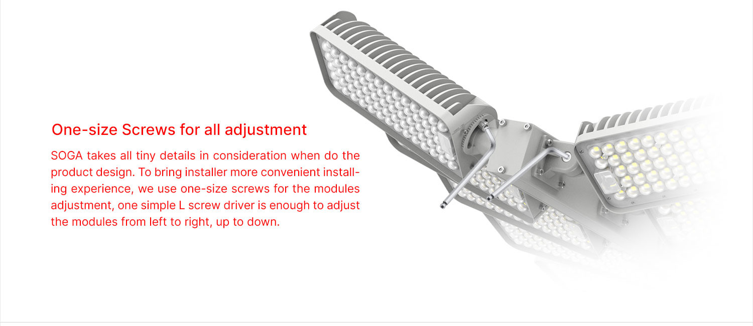 Aluminum Alloy Sports Field Lighting 170lm/W