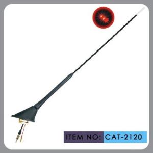 Quality Auto Car Roof Antenna , Car Electric Aerial Led Light 41cm Mast Length wholesale