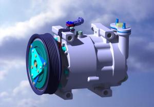 Quality Auto 12v Electric AC Compressor Sanden PAG46 160cc 134mm Clutch wholesale