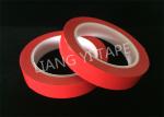 Heat Resistance Red Polyester Mylar Tape For Wrapping Coils / Capacitors / Wire