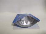 Versatile Aluminum Foil Stand Up Pouch Blue High Temperature Resistance