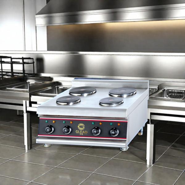 Heavy Duty Square Cooking Plate Gas/Electric Restaurant Equipment 0-300.C Temp