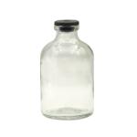 200ml Clear Molded Glass Vial Type I II III Rubber Stoppered Reagent Bottles