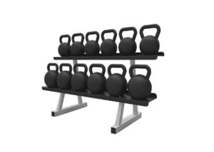 Quality Steel Powder Coating Full Gym Equipment Kettlebell Rack wholesale