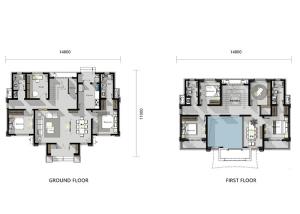 Quality Factory Modern Luxury Easy Assembly Prefabricated Steel Villa Galvanized Steel Prefab Modular Homes wholesale
