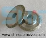 Diamond Electroplated CBN Valve Seat Stones Shine Abrasives For Carbide Grinding