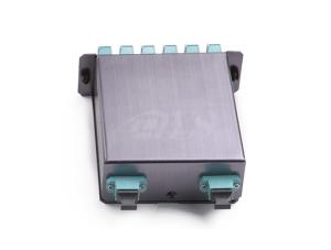 Quality Professional Manufacture OM3 MPO Fiber Optic Casette 2MPO-24 Core LC Adapter wholesale