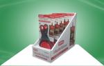 6 Slot Cardboard Counter Display Trays , Corrugated Cardboard Trays For Pet