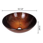 Modern Artistic Glass Bowl Bathroom Vanity Sinks , Colored Bathroom Lavatory