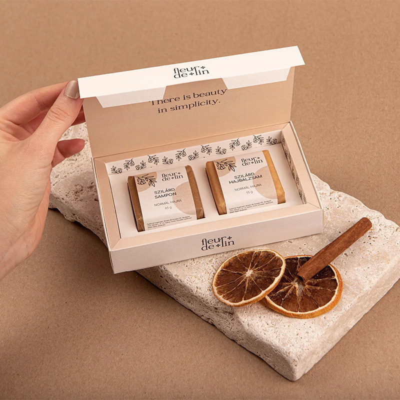 Waterproof Biodegradable Kraft Paper Box Packaging Soap Packaging Paper Box