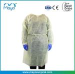 Non Woven Disposable Isolation Gowns Latex Free 10EA (Knit Cuff 35g)