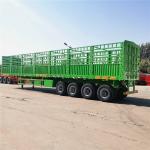 Brand New 3 Axle 60 Ton 12.00R20 Tires 12 Tire Side Wall Trailer Post Fence