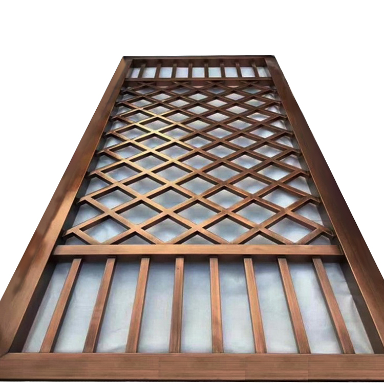 Customized Chinese style decorative metal screen panels room divider screen