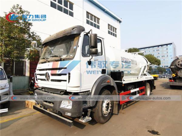 North Benz Beiben 13000 Gallons Sewer Cleaning Truck With Battioni Pagani
