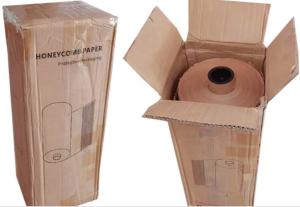 Quality Packaging Paper Cushioning Kraft Wrap Honeycomb Wrap Roll Bubble Alternative Shipping Moving Supply Gift Wrapping wholesale