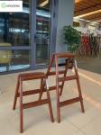 Two Steps Wooden Aluminum Ladder 1.1 mm Thickness PVC Plastic Foot Mats