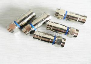 Quality Twist On CCTV Male Coaxial Cable Compression F Connector For TV Transmission wholesale
