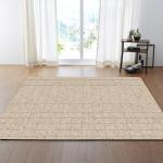 Checkered Modern Living Room Rugs Polyester fiber Square Dining Room Rugs