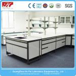 Durable Science Laboratory Workbench Flexible Steel And Wood Lab Furniture