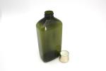 500ml Clear Green Plastic Shampoo Bottle For Hair Essential Oil