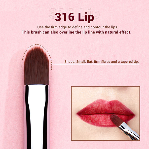 Versatile Vegan Jessup 5pcs Basic Makeup Brushes Set