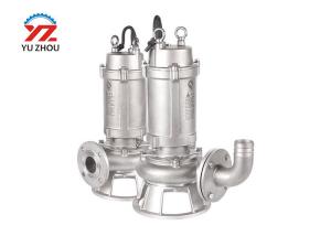 Quality Stainless Steel Submersible Sewage Pump , Submersible Transfer Pump 1hp 5hp wholesale