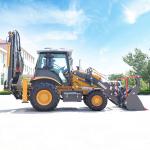 CE Certified 85kw Backhoe Loader Machine Heavy Duty Construction Equipment